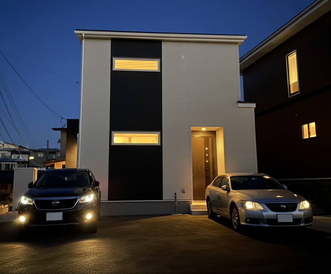 2022年12月築　太陽光搭載　Ｗ断熱　トリプルガラス樹脂サッシ　オール電化住宅！